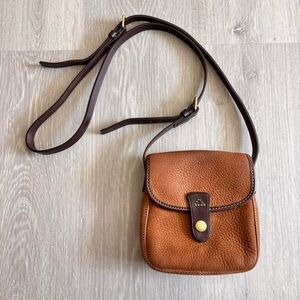Dooney & Bourke Suede Flap Crossbody Shoulder Bag